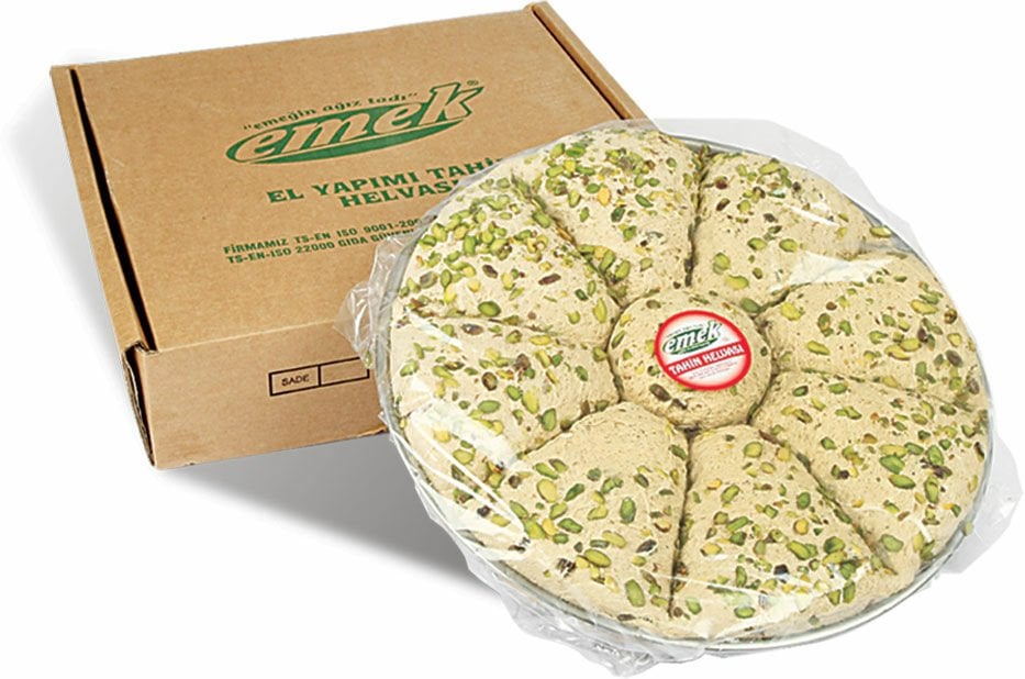 2500 GR TEPSİ ANTEP FISTIKLI TAHİN HELVASI